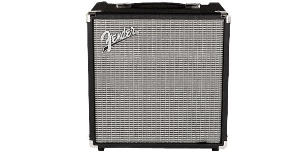 [直輸入品] FENDER Rumble25 ベースアンプ人気のコンボベースアンプRUMBLEシリーズの25Wモデルです。大音量と優れた低域レスポンス、コントロールは通常のボリュームとEQに加えて、ボタンを押すだけで簡単にパンチの効いたサウンドを得られるオーバードライブとンツアーコントロールを搭載しています。