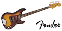 FENDER #4 Hama Okamoto Precision Bass 3-Color Sunburst