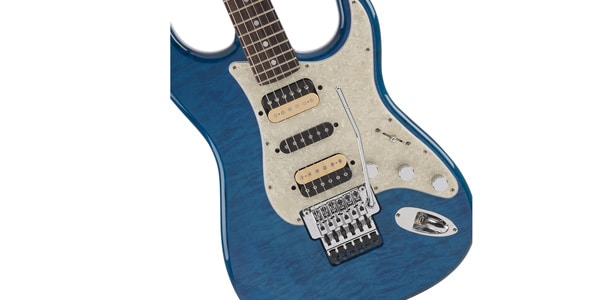 FENDER / MICHIYA HARUHATA STRATOCASTER Rose CaribbeanBlue Transparent画像3