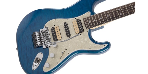 FENDER / MICHIYA HARUHATA STRATOCASTER Rose CaribbeanBlue Transparent画像4