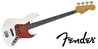 FENDER Made in Japan Traditional &#039;60s Jazz Bass Rose Arctic White