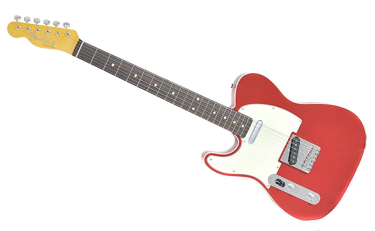 FENDER/MIJ Traditional 60s Telecaster Custom Left, Rose Torino Red