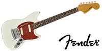 FENDER MIJ Traditional &#039;60s Mustang Rose Arctic White ムスタング