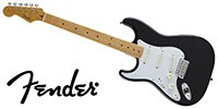 FENDER/MIJ Traditional &#039;50s Stratocaster Left Maple Black