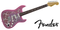 FENDER Made in Japan Traditional &#039;60s Stratocaster Pink Flower