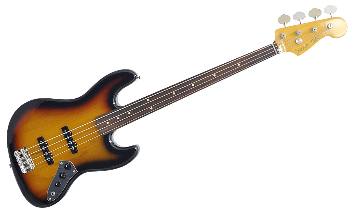 FENDER/MIJ Traditional 60s Jazz Bass Fretless 3-Color Sunburst