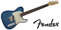 FENDER MIJ Hybrid &#039;60s Telecaster Transparent Blue