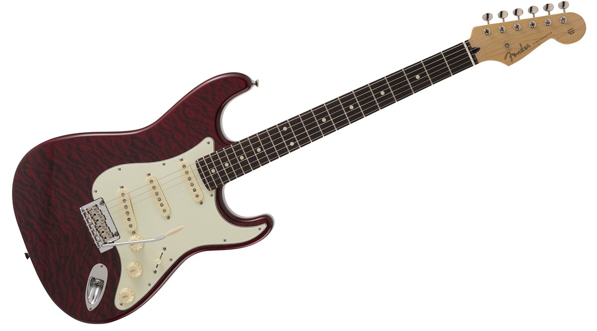 FENDER/MIJ Hybrid 60s Stratocaster Transparent Red