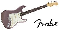 FENDER Made in Japan Hybrid 60s Stratocaste Burgundy Mist Metallic