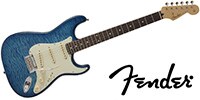 FENDER MIJ Hybrid 60s Stratocaster Transparent Blue