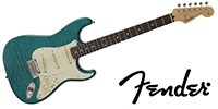 FENDER MIJ Hybrid 60s Stratocaster Transparent Green