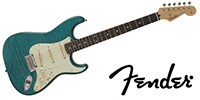 FENDER MIJ Hybrid 60s Stratocaster Transparent Green