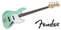 FENDER Made in Japan Hybrid ’60s Jazz Bass Rosewood Surf Green