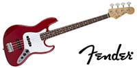 FENDER Made in Japan Hybrid ’60s Jazz Bass Rosewood Torino Red