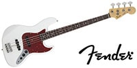 FENDER Made in Japan Hybrid ’60s Jazz Bass Rosewood Arctic White