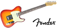 FENDER Custom Deluxe Mod Telecaster Cherry Sunburst