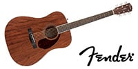 FENDER PM-1 Standard Dreadnought All-Mahogany NE