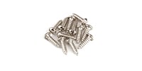 FENDER / PURE VINTAGE SLOTTED TUNING MACHINE MOUNTING SCREWS NI (12)