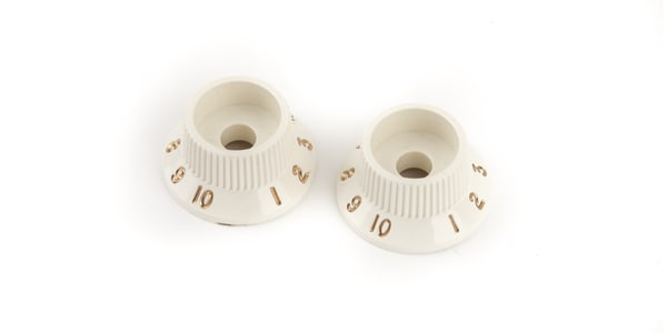 FENDER / S-1 Switch Stratocaster Knob Parchment (2)
