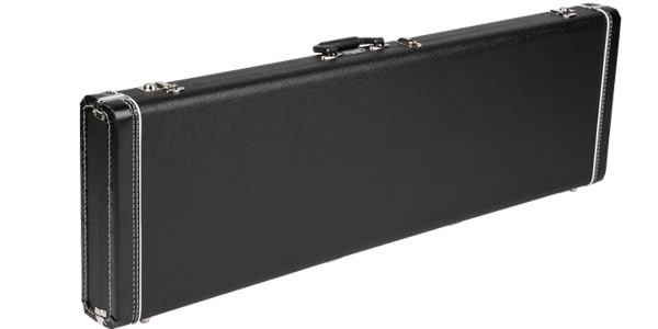FENDER / Deluxe Bass VI Hardshell Case, Black with Red Crush Interior