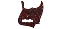 FENDER PURE VINTAGE &#039;64 JAZZ BASS PICKGUARD - BROWN SHELL