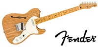 FENDER American Original 60s Telecaster Thinline Aged Natural