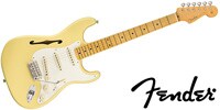 FENDER Eric Johnson Thinline Stratocaster Vintage White