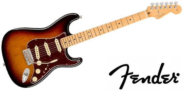 サウンドハウス　FENDER　Sunburst　Stratocaster　送料無料　Maple　フェンダー　American　II　Professional　3-Color