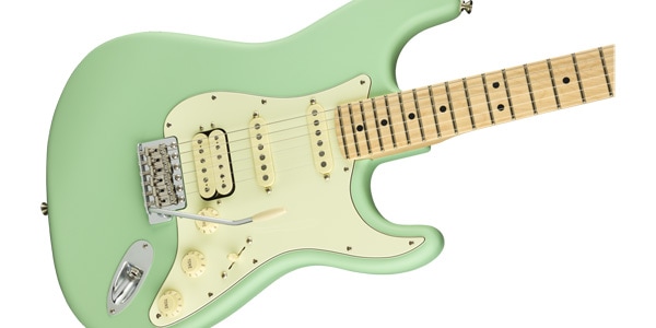 FENDER / American Performer Stratocaster HSS Satin Surf Green画像2