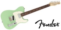 FENDER American Performer Telecaster Hum Satin Surf Green