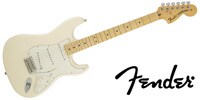 FENDER American Special Stratocaster Maple Olympic White