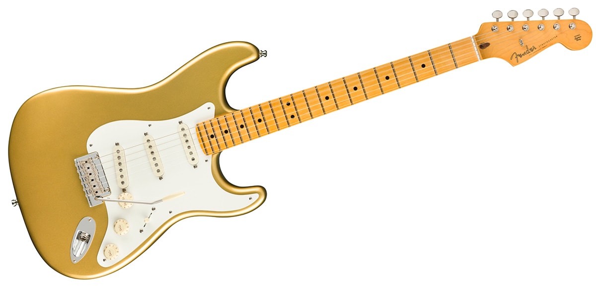 FENDER/Lincoln Brewster Stratocaster, Maple Fingerboard, Aztec Gold