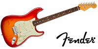 FENDER American Ultra Stratocaster Rosewood Plasma Red Burst