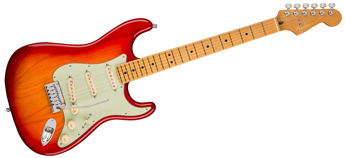 FENDER/American Ultra Stratcaster Maple Plasma Red Burst