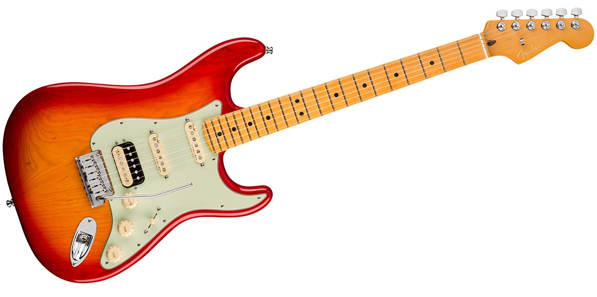 FENDER/American Ultra Stratocaster HSS Maple Plasma Red Burst