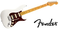 FENDER American Ultra Stratocaster HSS Maple Arctic Pearl