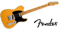 FENDER American Ultra Telecaster Maple Butterscotch Blonde