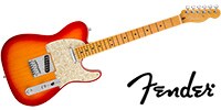 FENDER American Ultra Telecaster Maple Plasma Red Burst