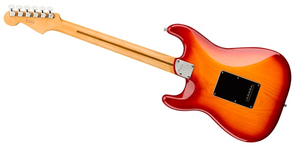 FENDER / American Ultra Luxe Stratocaster Plasma Red Burst画像2