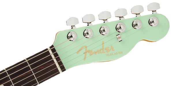 FENDER / American Ultra Luxe Telecaster Transparent Surf Green画像5