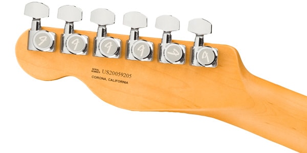 FENDER / American Ultra Luxe Telecaster Transparent Surf Green画像6