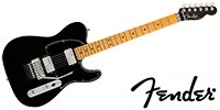 FENDER American Ultra Luxe Telecaster HH Mystic Black