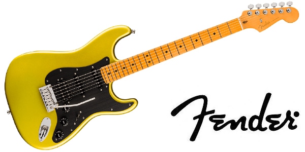 American Ultra II Stratocaster HSS, Maple FB Solar Flare