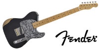 FENDER / Brad Paisley Esquire Black Sparkle/3