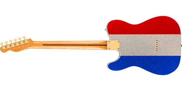 FENDER / Buck Owens Telecaster Red, Silver and Blue Sparkle画像2