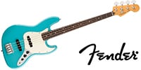 FENDER / Player II Jazz Bass, RW FB, Aquatone Blue