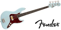 FENDER / Gold Foil Jazz Bass Ebony FB Sonic Blue