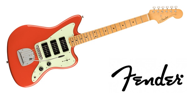 FENDER / Noventa Jazzmaster Maple Fiesta Red