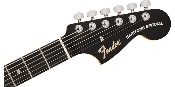FENDER ( フェンダー )  / Ltd Player Fusion Jaguar Baritone Ebony FB Silverburst画像4