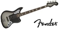 FENDER Troy Sanders Jaguar Bass Silverburst